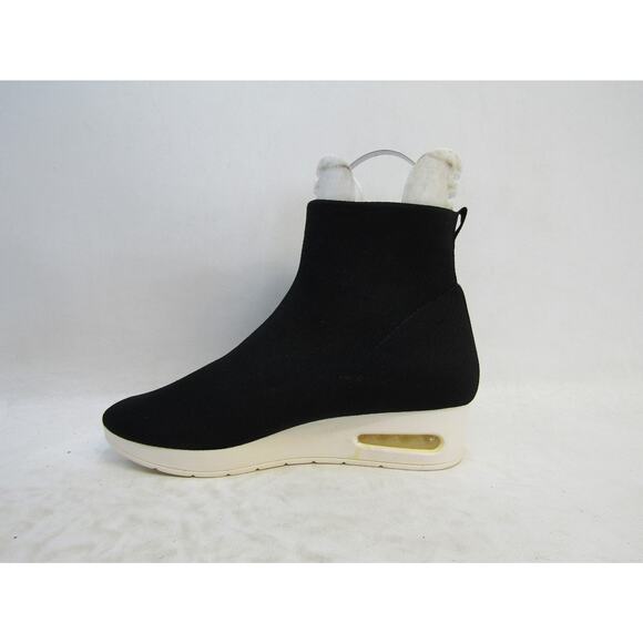 DKNY Womens Size 8 M Black Wedge Ankle Fashion Boots Bootie - Picture 2 of 11